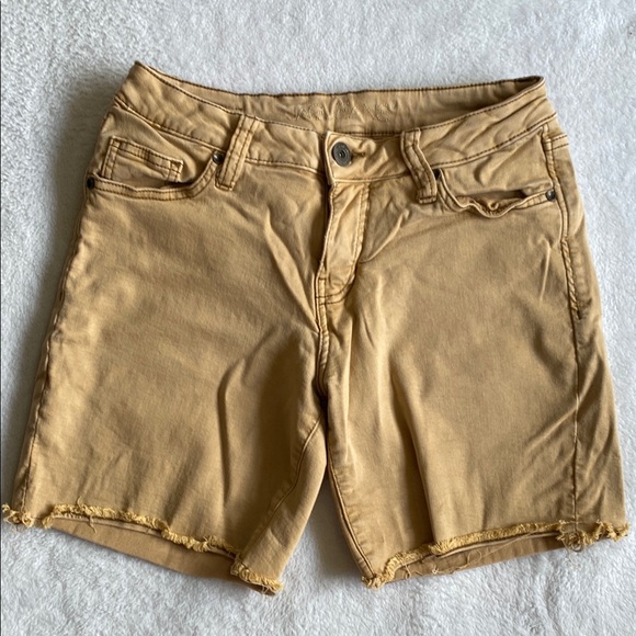 Jag Jeans Khaki Denim Shorts size 0 / 25 - Picture 1 of 6